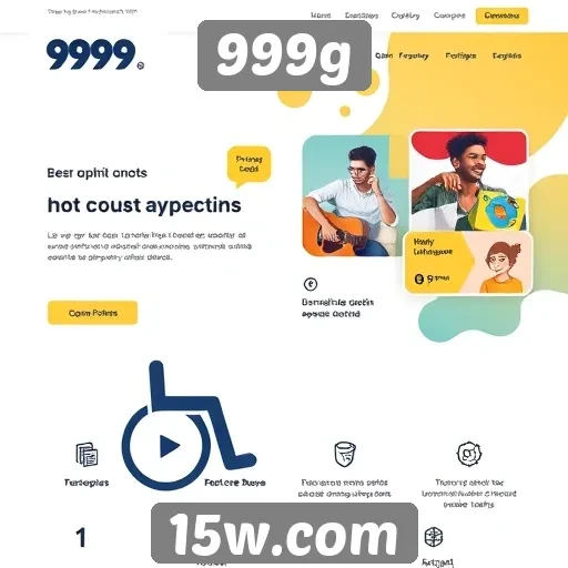 Acessibilidade e inclusão no site 999g