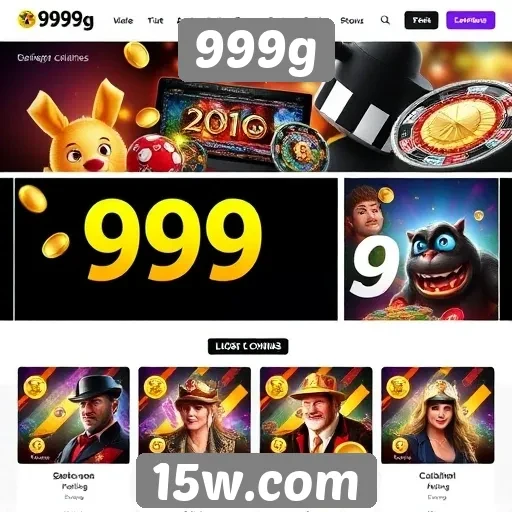 Principais características do site 999g para jogadores